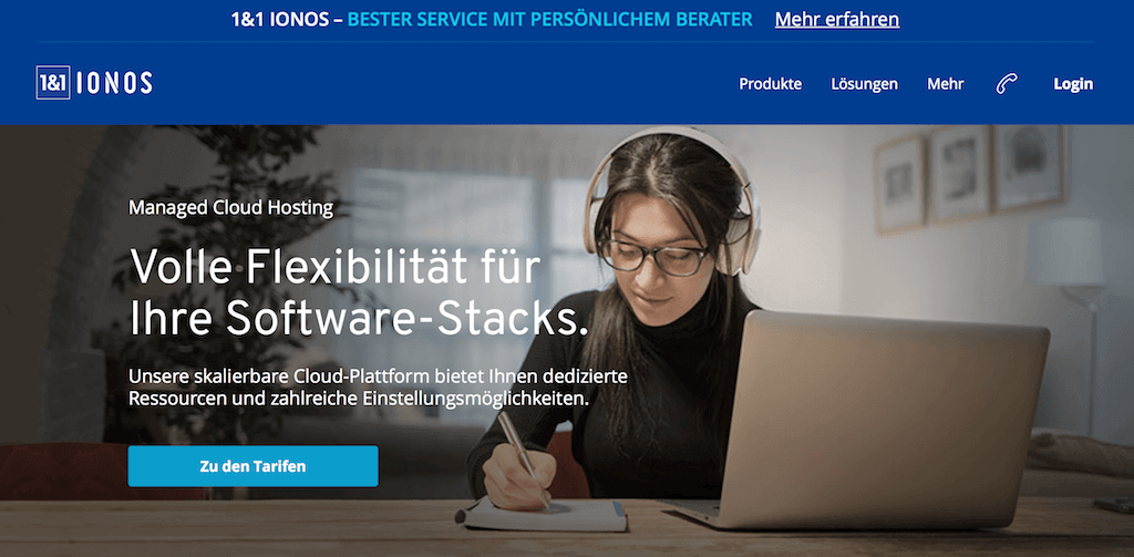 1 1 Ionos Test Erfahrungsbericht Wp Hosting Guide De